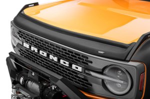 Ford Bronco Hood Deflector - Husky Liners - Aeroskin II - Matte Black - `21-`25