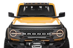 Ford Bronco Hood Deflector - Husky Liners - Aeroskin II - Matte Black - `21-`25