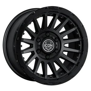 Custom Wheel - Recon - Satin Black - 18 X 9 / 6 x 5.5 / 25mm / 6" - Icon 