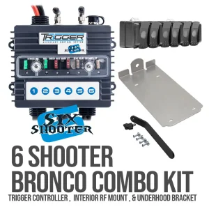 Ford Bronco Trigger 6 Shooter Controller - ORACLE Lighting - Combo Kit w/ Underhood Mounting Bracket - 2021+ Ford Bronco Trigger 6 Shooter Controller - ORACLE Lighting - Combo Kit w/ Underhood Mounting Bracket - 2021+