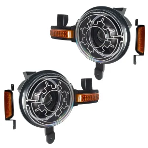 Ford Bronco Projector Headlights - ORACLE Lighting - Oculus Bi-LED with Heated Lenses - 2021