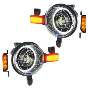 Ford Bronco Projector Headlights - ORACLE Lighting - Oculus Bi-LED with Heated Lenses - 2021