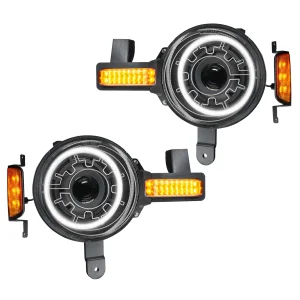 Ford Bronco Projector Headlights - ORACLE Lighting - Oculus Bi-LED with Heated Lenses - 2021