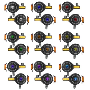 Ford Bronco LED Headlights - ORACLE Lighting - Oculus Bi-LED Projector, ColorSHIFT - 2021+
