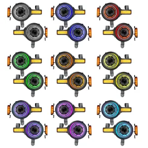 Ford Bronco LED Headlights - ORACLE Lighting - Oculus Bi-LED Projector, ColorSHIFT - 2021+