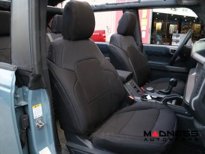 Ford Bronco Seat Cover Set - Black Neoprene - 4 Door