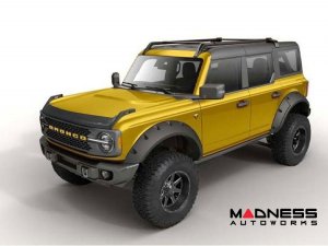 Ford Bronco Deflector - Aeroskin - Matte Black - Auto Ventshade Ford Bronco Deflector - Aeroskin - Matte Black - Auto Ventshade