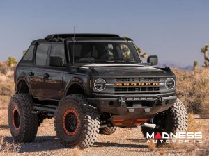 Ford Bronco Hood Shield - Aeroskin - Lightshield Pro - Shadow Black Ford Bronco Hood Shield - Aeroskin - Lightshield Pro - Shadow Black