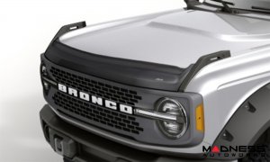 Ford Bronco Hood Shield - Aeroskin II - Low Profile - Textured Black 
