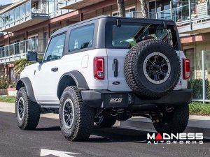 Ford Bronco Performance Exhaust - Axle Back - Dual Exit - Borla - Black - Polished Tips - 2.7L