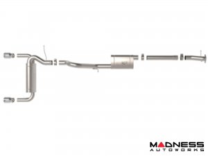 Ford Bronco Performance Exhaust System - Cat Back - Vulcan Series - Dual Exit - aFe - 3"  