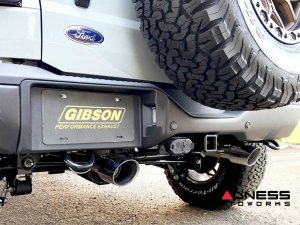 Ford Bronco Performance Exhaust System - Cat Back - Dual Exit - Gibson - 2.5" - Polished Tips