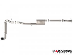 Ford Bronco Performance Exhaust System - Axle Back - Single Exit - Apollo GT - AFE - 3" - Black Tip