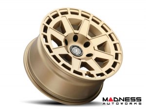 Ford Bronco Custom Wheels (1) - Compass - Satin Brass - 17 X 8.5 / 6 x 5.5 / 0 / 4.75" - Icon 