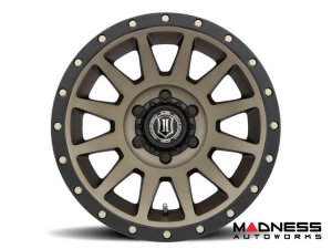 Ford Bronco Custom Wheels (1) - Compression - Bronze - 17 X 8.5 / 6 x 5.5 / 0 / 4.75" - Icon 