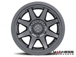 Ford Bronco Custom Wheels (1) - Rebound Pro - Satin Black - 17 X 8.5 / 6 x 5.5 / 0 / 4.75" - Icon 
