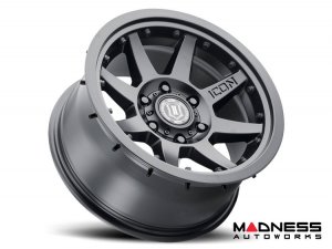 Ford Bronco Custom Wheels (1) - Rebound Pro - Satin Black - 17 X 8.5 / 6 x 5.5 / 0 / 4.75" - Icon 