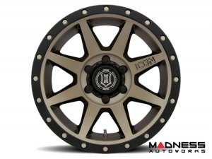 Ford Bronco Custom Wheels (1) - Rebound - Bronze - 18" X 9 / 6 X 5.5 / 0mm / 5" BS - Icon 