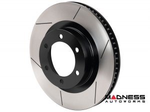 Ford Bronco Brake Conversion Kit - Wilwood AERO6-DM Front Brake Kit (Red Calipers / Plain Face Rotors)