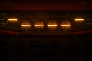  Ford Bronco Front Light Bar Mount - OE Modular Steel Bumper