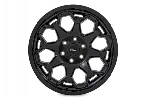 Custom Wheel 80 Series - One-Piece - Semi Gloss Black | 20x10 | 6x135 | -25mm - Rough Country 