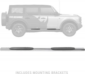 Ford Bronco Steps - Go Rhino - 1000 Series - 2021