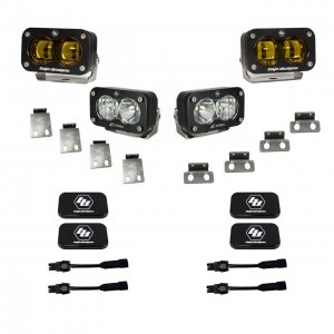 Ford Bronco Fog Light Pocket Kit - Baja Designs - S2 SAE Pro - 2022 Ford Bronco Fog Light Pocket Kit - Baja Designs - S2 SAE Pro - 2022