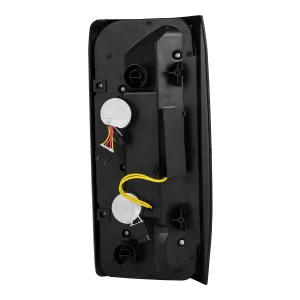 Ford Bronco Classic Tail Lights - AlphaRex - Luxx-Series - Black Red - `87-`96