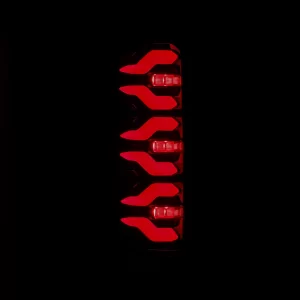 Ford Bronco Classic Tail Lights - AlphaRex - Luxx-Series - Black Red - `87-`96