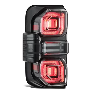 Ford Bronco Tail Lights - AlphaRex - Nova-Series, Alpha-Black - Black - `21-`24