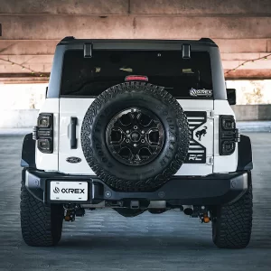 Ford Bronco Tail Lights - AlphaRex - NOVA LED - Alpha-Black - `21-`24