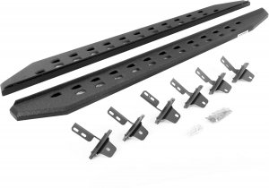 Ford Bronco Running Boards - Go Rhino - RB20 Slim Line - Bedliner - `21-`22