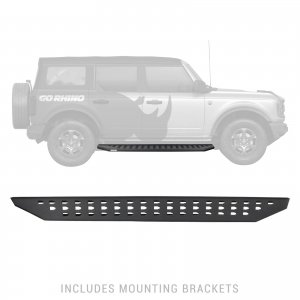 Ford Bronco Running Boards - Go Rhino - RB20 - Bedliner - `21-`23