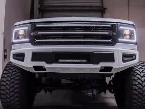 Ford Bronco Classic Headlights - AlphaRex - LUXX-Series - Black - `92-`96