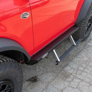 Ford Bronco Step Sliders - Passenger Side - Rock Slide Engineering - 3rd Gen - `21-`22
