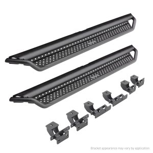 Ford Bronco Sport SideSteps Complete Kit - Go Rhino - Dominator Extreme D1 - Black - `21-`23
