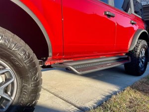 Ford Bronco SideSteps Complete Kit - Go Rhino - Dominator Extreme D1 - 2021