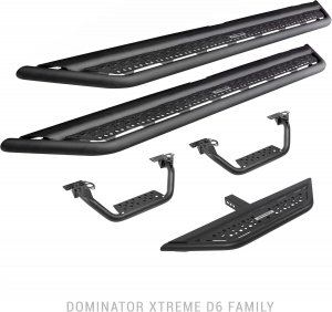 Ford Bronco Dominator Extreme D6 SideSteps Complete Kit - Go Rhino - 2021