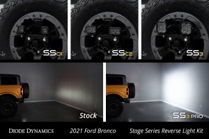 Ford Bronco Backup Light - Rear - Diode Dynamics - SS3 Max Stage Series - `21-`22