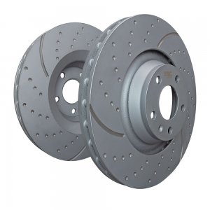 Ford Bronco Sport Rotors (2) - Front - EBC - GD Sport - Black - 1.5T - 2021