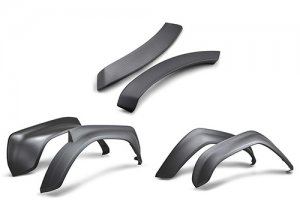 Ford Bronco Fender Flare Set - Front/Rear/Door - Ford Racing - Carbon Fiber - Matte - `22-`24