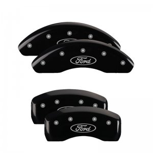Ford Bronco Sport Caliper Covers - Front & Rear - MGP - 4 Logo - Black - 2021