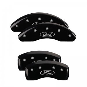 Ford Bronco Sport Caliper Covers - Front & Rear - MGP - 4 Logo - Black - 2021