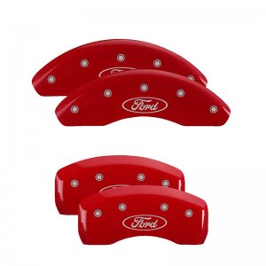 Ford Bronco Sport Caliper Covers - Front & Rear - MGP - Red - 2021
