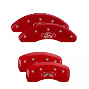 Ford Bronco Sport Caliper Covers - Front & Rear - MGP - Red - 2021