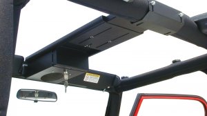 Ford Bronco Classic Overhead Console - Tuffy Products - Single Compartment - Black - `66-`77