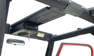 Ford Bronco Classic Overhead Console - Tuffy Products - Single Compartment - Black - `66-`77