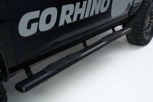 Ford Bronco Side Steps - 1000 - Go Rhino - Textured Black 