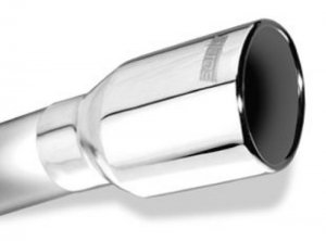 Ford Bronco Axle Back Exhaust - Borla - S-Type - Bright Chrome - 2.3L - `21-`24