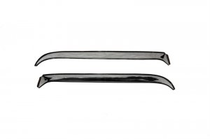 Ford Bronco Classic Ventshade Window Deflectors - Front - AVS - Stainless - `84-`90